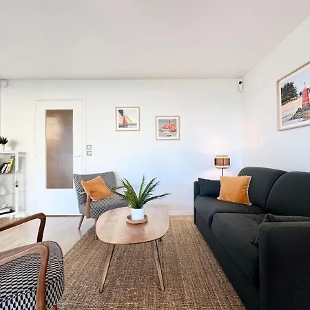 T3 Cosy Renove - Terrasse - Face A L'ocean Apartment